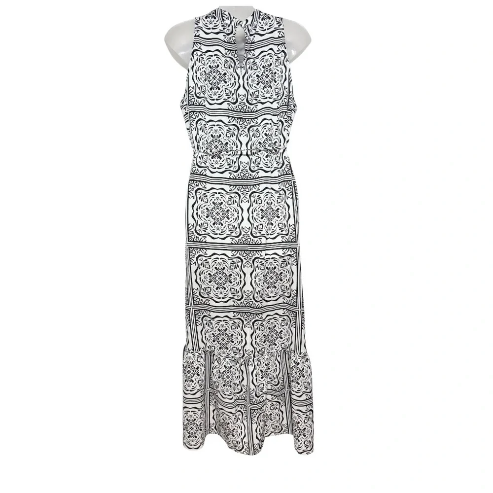 LOFT Tiered Halter Dress - Picture 6 of 7